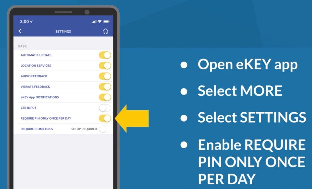 OncePerDay PIN Now An Option on Supra eKey App MetroTex