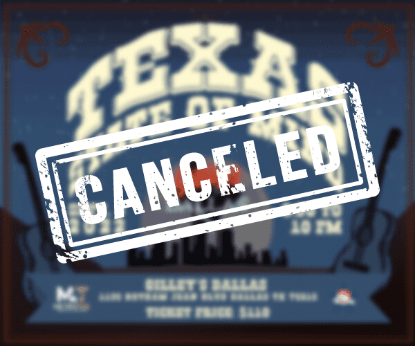 Cancelled: Texas Stater of Mind