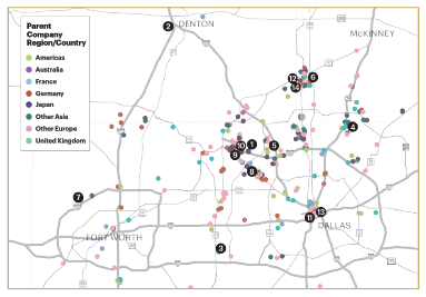 DFW International Map