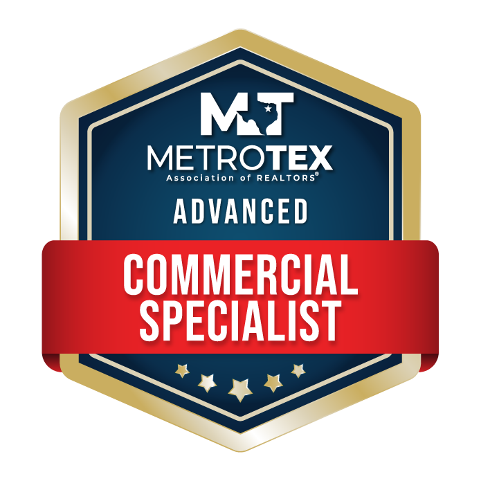 MetroTex Advanced Commercial Specialist badge